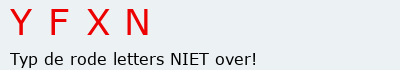 Bevestigingscode