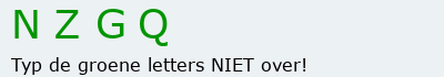 Bevestigingscode