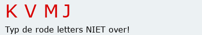 Bevestigingscode