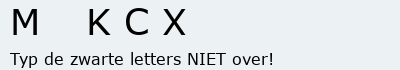 Bevestigingscode