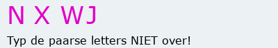 Bevestigingscode