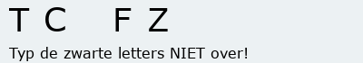 Bevestigingscode