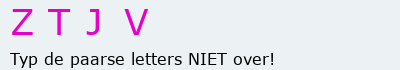 Bevestigingscode