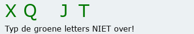 Bevestigingscode