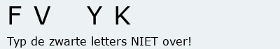 Bevestigingscode