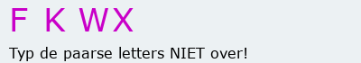 Bevestigingscode