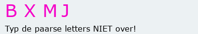 Bevestigingscode