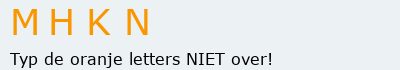 Bevestigingscode