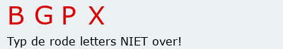 Bevestigingscode
