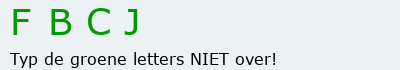 Bevestigingscode