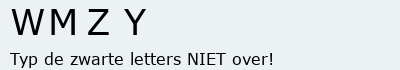 Bevestigingscode