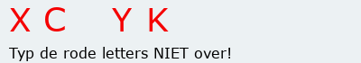 Bevestigingscode