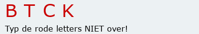 Bevestigingscode