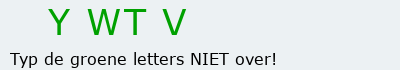 Bevestigingscode