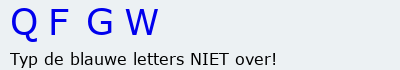 Bevestigingscode