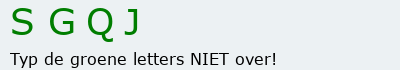 Bevestigingscode