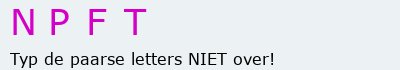 Bevestigingscode