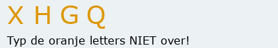 Bevestigingscode