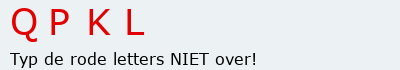 Bevestigingscode