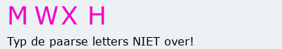 Bevestigingscode