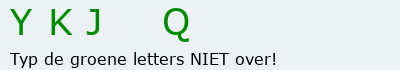 Bevestigingscode