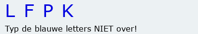 Bevestigingscode