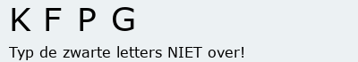 Bevestigingscode