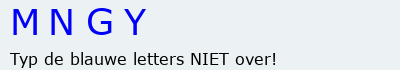 Bevestigingscode