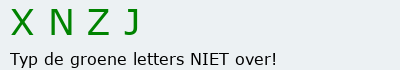 Bevestigingscode