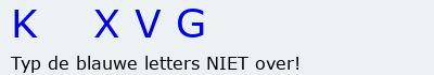 Bevestigingscode