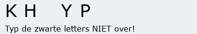 Bevestigingscode
