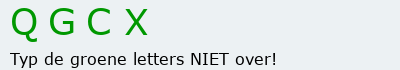 Bevestigingscode