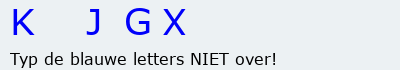 Bevestigingscode