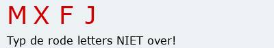 Bevestigingscode