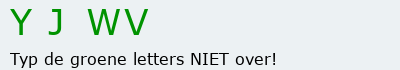 Bevestigingscode