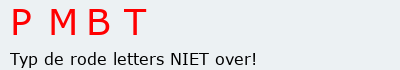Bevestigingscode