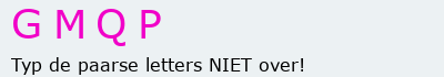 Bevestigingscode