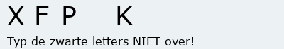 Bevestigingscode