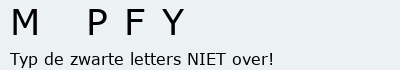 Bevestigingscode