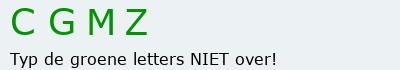 Bevestigingscode