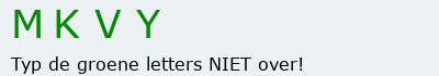 Bevestigingscode