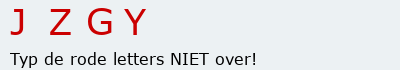 Bevestigingscode