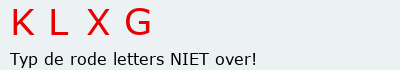 Bevestigingscode