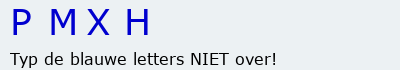 Bevestigingscode