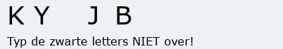 Bevestigingscode