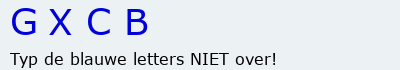 Bevestigingscode