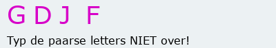 Bevestigingscode