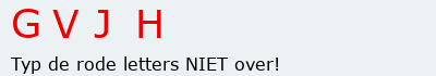 Bevestigingscode