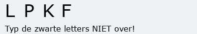 Bevestigingscode