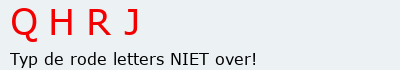 Bevestigingscode